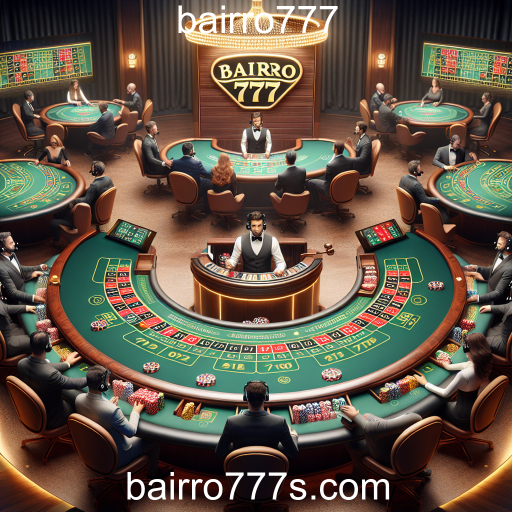 Experiência Interativa no Live Casino do Bairro777